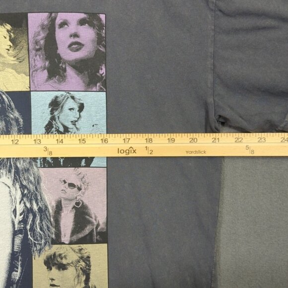 Taylor Swift T-Shirt Women's M Gray The Eras Tour Tee Pop Music Merch Swifties - Picture 5 of 7